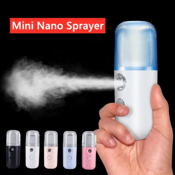 Nano Sprayer Portabel Mini Steam Cold Spray Flaska Hälsovård Atomization Tool