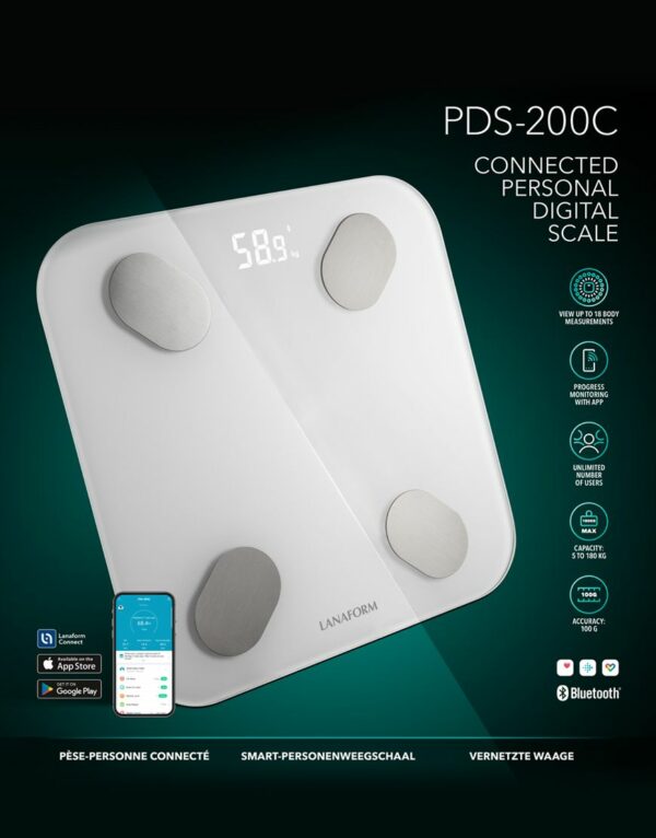 PDS-200C - Smart Digital Personvåg - Bild 4