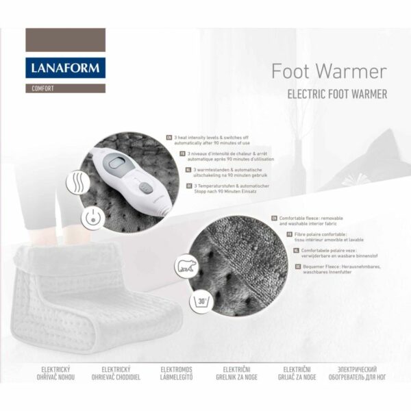 Elektrisk Fotvärmare FOOT WARMER Lanaform - Bild 6