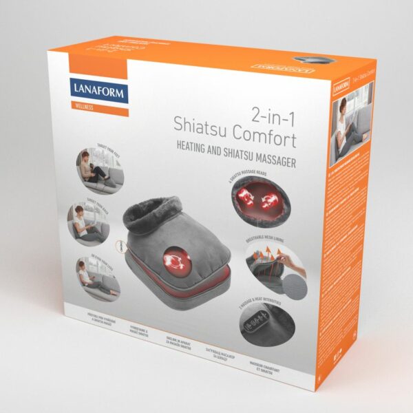 2 i 1 fotvärmare och fotmassage Shiatsu Comfort - Bild 7