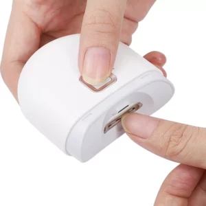 Elektrisk automatisk nagelklippare med lätt trimmer nagelklippare manikyr för baby vuxenvård Sax Kroppsverktyg USB-laddning