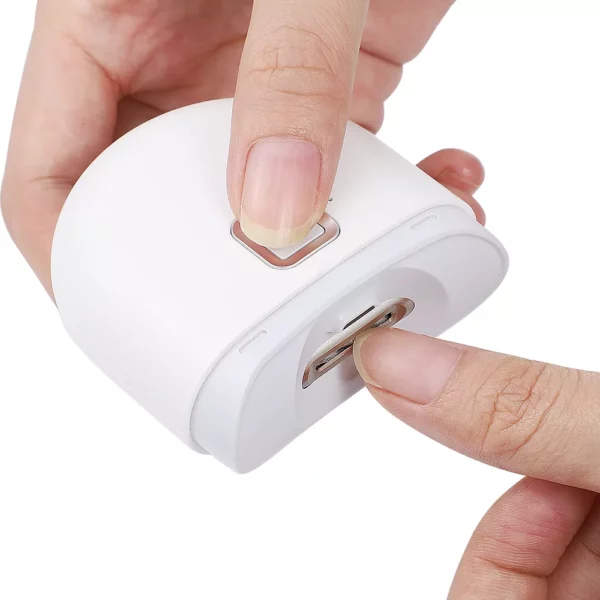 Elektrisk automatisk nagelklippare med lätt trimmer nagelklippare manikyr för baby vuxenvård Sax Kroppsverktyg USB-laddning
