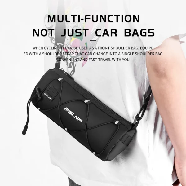 ESLNF CykelBag med Stor Kapacitet. Vattentät Multifunktionell Mountainbikeväska, Cykeltillbehör - Bild 3