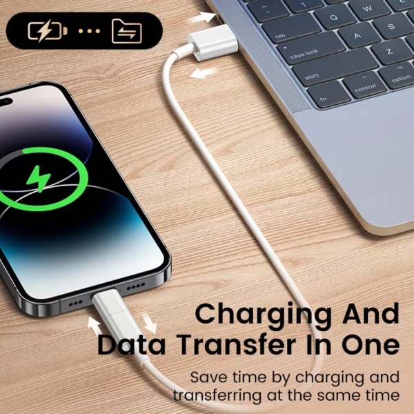 Adapter Typ c till Lightning och Hona Typ C Adapter för Ios, Snabbladdningsadapter USB C Converter till iPhone - Bild 5