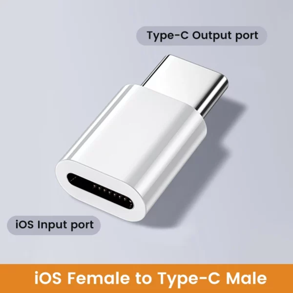 Adapter Typ c till Lightning och Hona Typ C Adapter för Ios, Snabbladdningsadapter USB C Converter till iPhone - Bild 8