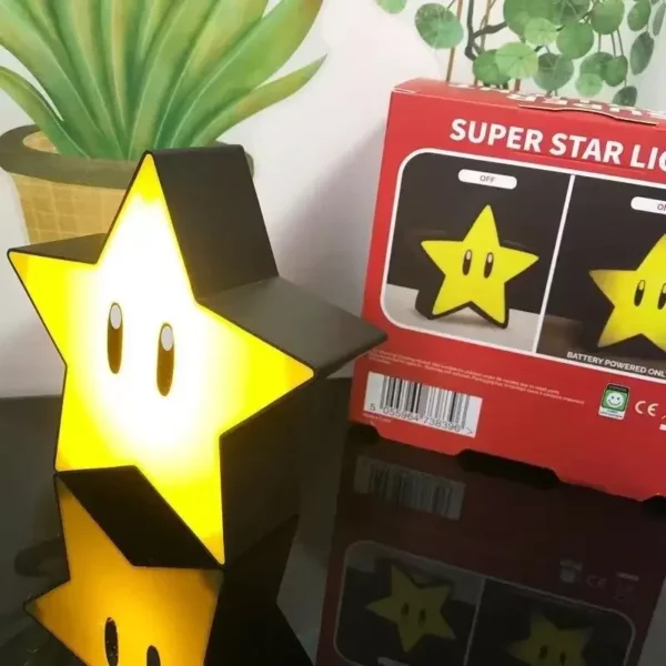 3D Nattljus Färgglada Pac Man Super Mario Figur Pixel Toy Led Frågetecken Ljus Spelikon Atmosfär Lamp Presenter - Bild 6