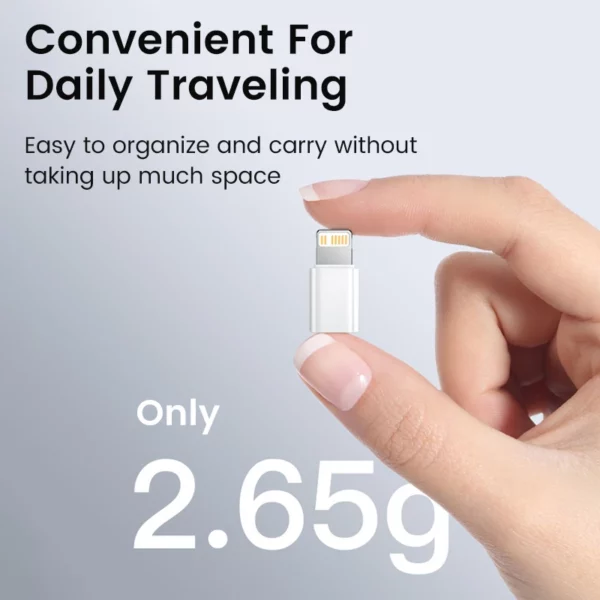 Adapter Typ c till Lightning och Hona Typ C Adapter för Ios, Snabbladdningsadapter USB C Converter till iPhone - Bild 6