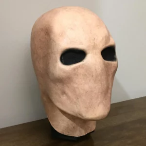 Creepy Slenderman Mask, Cosplay,  Skräck, Ansiktslös man Alien Skull Latex Hjälm Halloween Carnival Dress Up Fest Kostym rekvisita