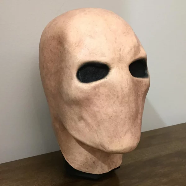 Creepy Slenderman Mask, Cosplay,  Skräck, Ansiktslös man Alien Skull Latex Hjälm Halloween Carnival Dress Up Fest Kostym rekvisita