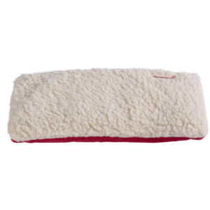 Warmies® Värmekudde Hot-Pak Sherpa Beige/Röd – Avtagbar Fyllning & Doft av Mynta