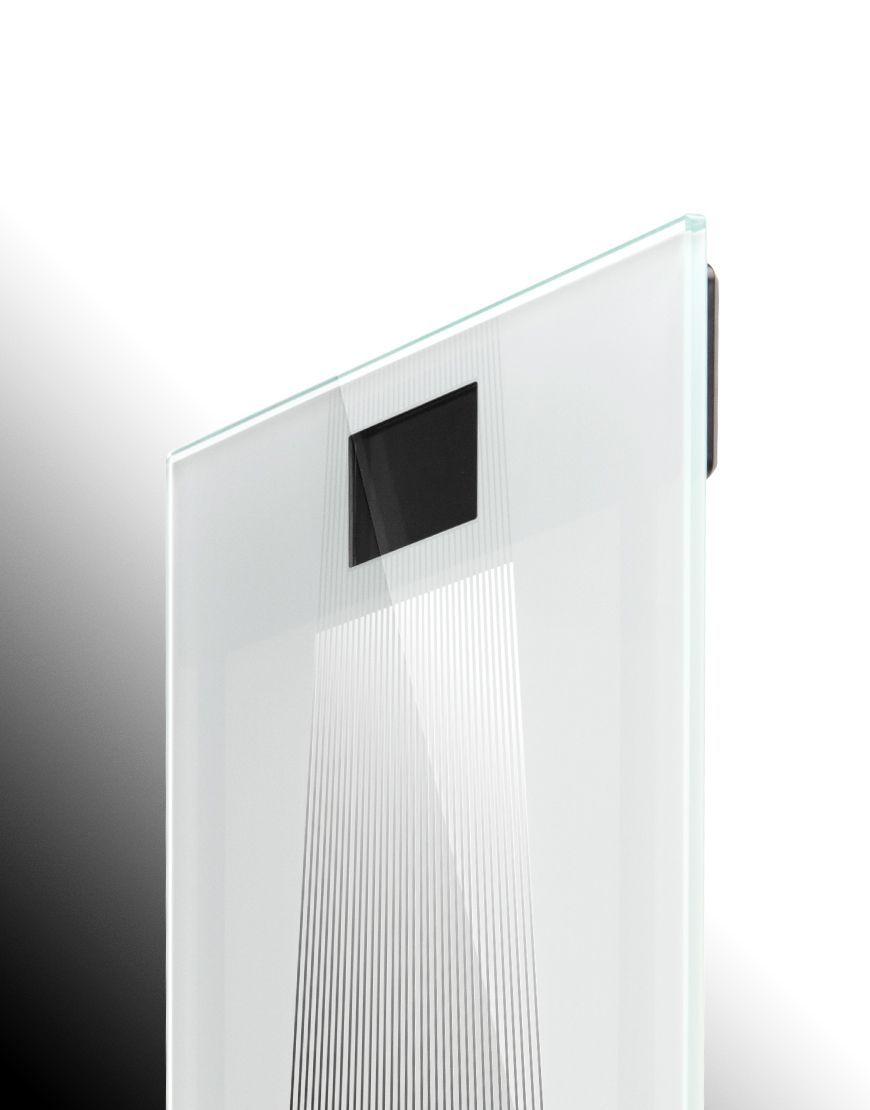 Badrumsvåg vit PDS-100 Lanaform - Bild 3